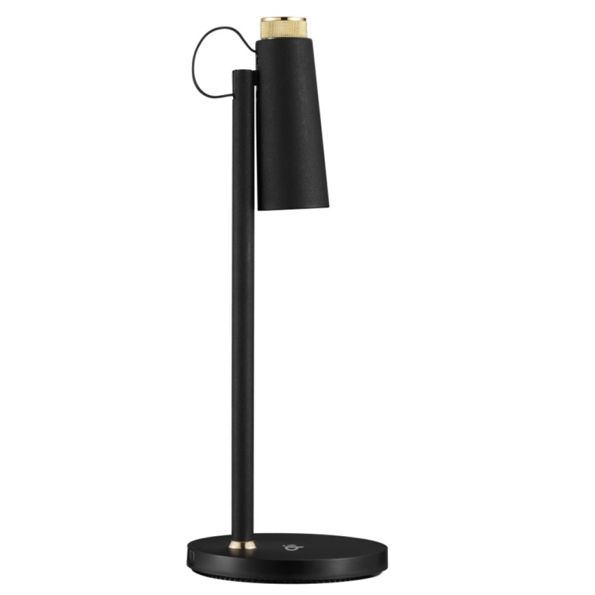 LED bordlampe dæmpbar med trådløs Qi opladning TIT LED/12W/230V sort