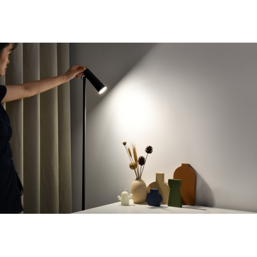 LED gulvlampe dæmpbar TIT LED/6W/230V sort
