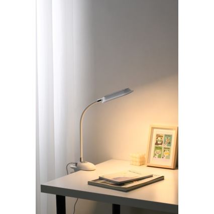 LED+CCT Dæmpbar bordlampe med klemme CLIP LED/7,5W/230V 3000/4200/5000K hvid