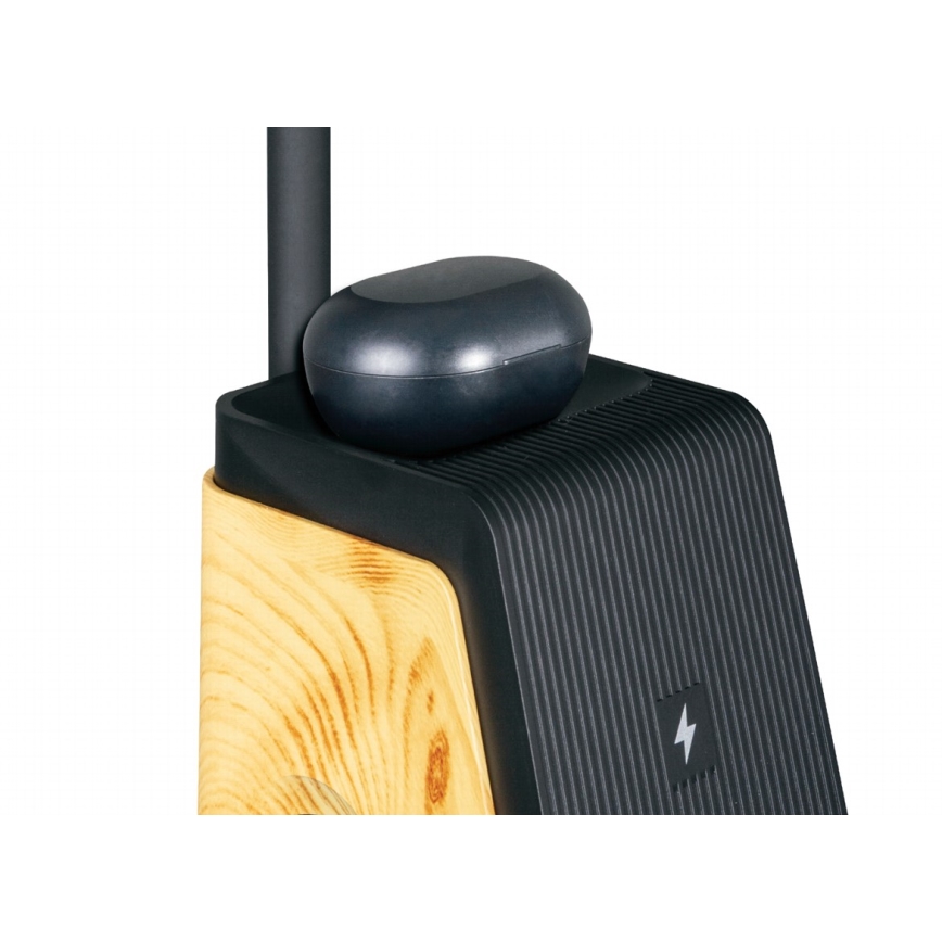LED+CCT Dæmpbar bordlampe med trådløs QI-opladning IDEAL LED/8W/230V 2700/4000/5000K beige