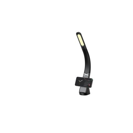 LED-dæmpbar bordlampe med trådløs opladning MAGIC LED/5W/230V sort