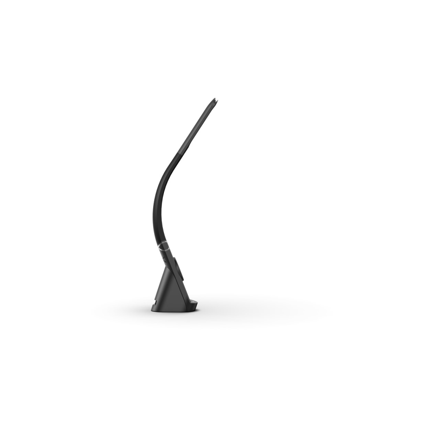 LED-dæmpbar bordlampe med trådløs opladning MAGIC LED/5W/230V sort