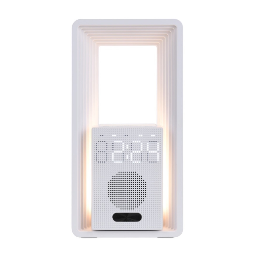 LED bordlampe med vækkeur og opladning CALM LED/3,5W/5V