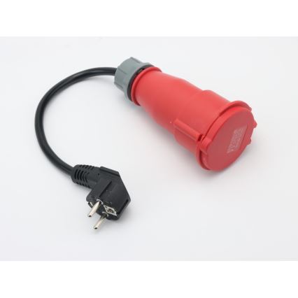 Immax - Bærbar ladestation til elbiler, AC Type 2-stik, 16A/380V, 11 kW + 230V-stik, 5 m, Wi-Fi Tuya