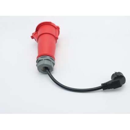 Immax - Bærbar ladestation til elbiler, AC Type 2-stik, 16A/380V, 11 kW + 230V-stik, 5 m, Wi-Fi Tuya