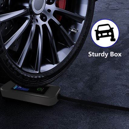 Immax - EV-ladestation til elbiler AC Type 2 32A/380V 22kW + stik 230V 5m Wi-Fi Tuya