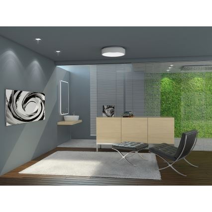 Immax NEO 07018L - LED dæmpbar loftlampe AGUJERO LED/39W/230V Tuya + fjernbetjening