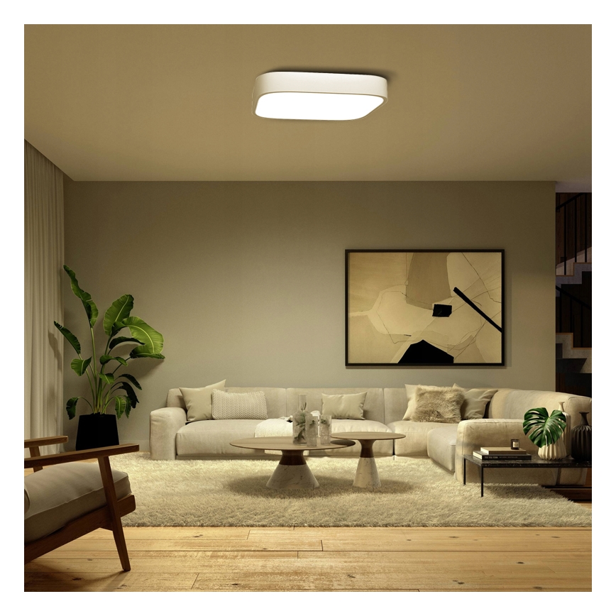 Immax NEO 07042L - LED loftlampe dæmpbar RECUADRO LED/67W/230V + fjernbetjening Tuya
