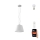Immax NEO 07053L - LED RGBW dæmpbar loftlampe på kabel CONO 1xE27/8,5W/230V 32 cm Tuya + fjernbetjening