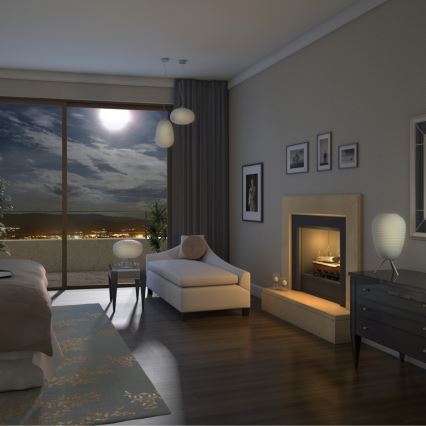 Immax NEO 07066L - LED RGBW dæmpbar loftlampe COCONO 1xE27/8,5W/100-240V 24 cm Tuya + fjernbetjening