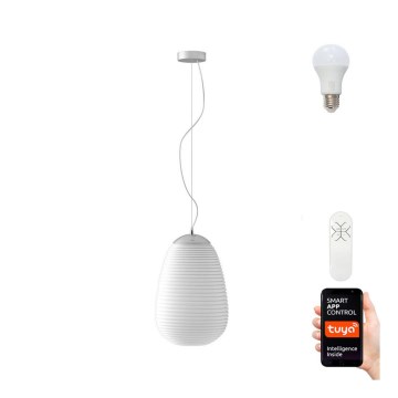 Immax NEO 07066L - LED RGBW dæmpbar loftlampe COCONO 1xE27/8,5W/100-240V 24 cm Tuya + fjernbetjening