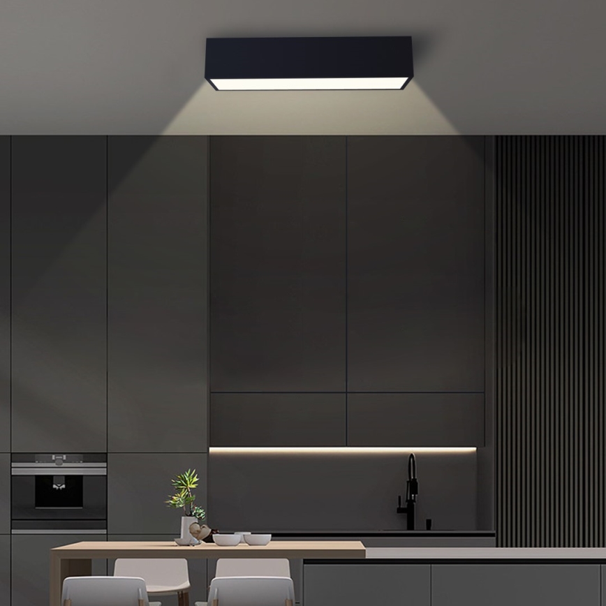 Immax NEO 07074-60 - LED loftlampe dæmpbar CANTO LED/34W/230V sort Tuya + fjernbetjening