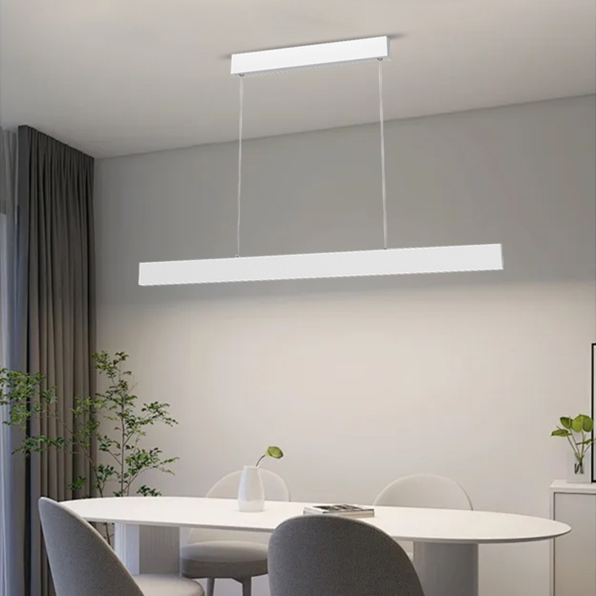 Immax NEO 07075L-LED pendel dæmpbar LISTON LED/18W/230V hvid + fjernbetjening Tuya