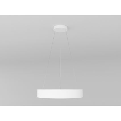 Immax NEO 07091L - LED dæmpbar loftlampe på kabel PASTEL LED/52W/230V 60 cm hvid Tuya + fjernbetjening
