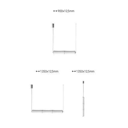 Immax NEO 07102L - LED pendel dæmpbar BAMBOOS LED/30W/230V 90 cm + fjernbetjening Tuya