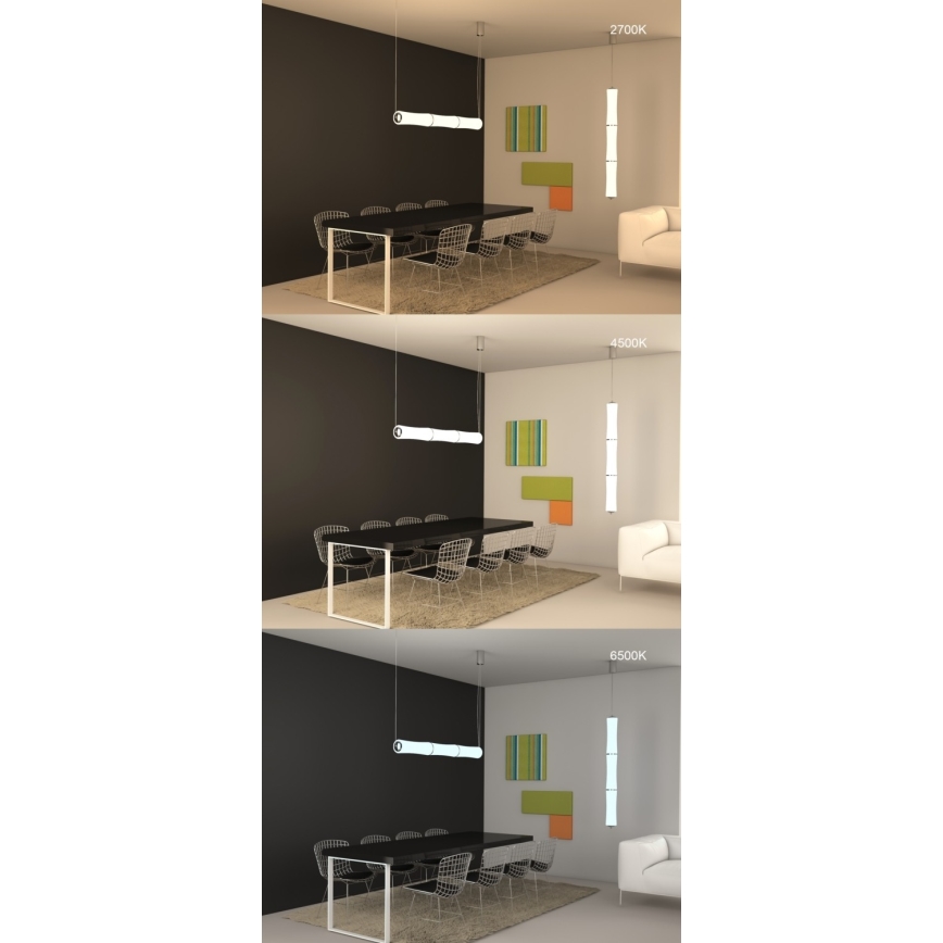 Immax NEO 07104L - LED pendel dæmpbar BAMBOOS LED/45W/230V 135 cm Tuya