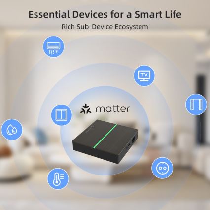 Immax NEO 07117-5 - Smart MATTER BRIDGE Zigbee 3.0 230V Tuya Wi-Fi