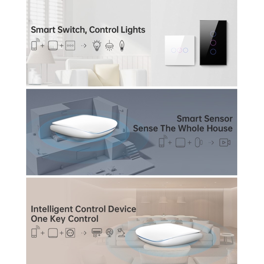 Immax NEO 07117-6 - MULTI BRIDGE PRO Smart-hub til Zigbee 3.0 og Wi‑Fi