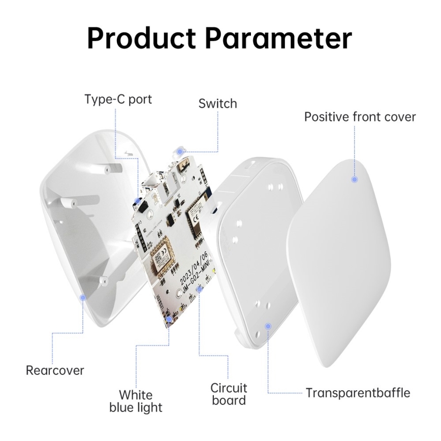 Immax NEO 07117-6 - MULTI BRIDGE PRO Smart-hub til Zigbee 3.0 og Wi‑Fi
