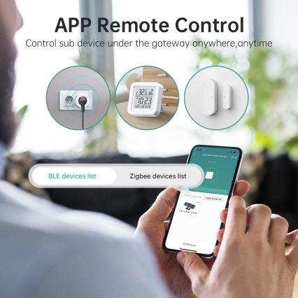 Immax NEO 07117-6 - MULTI BRIDGE PRO Smart-hub til Zigbee 3.0 og Wi‑Fi