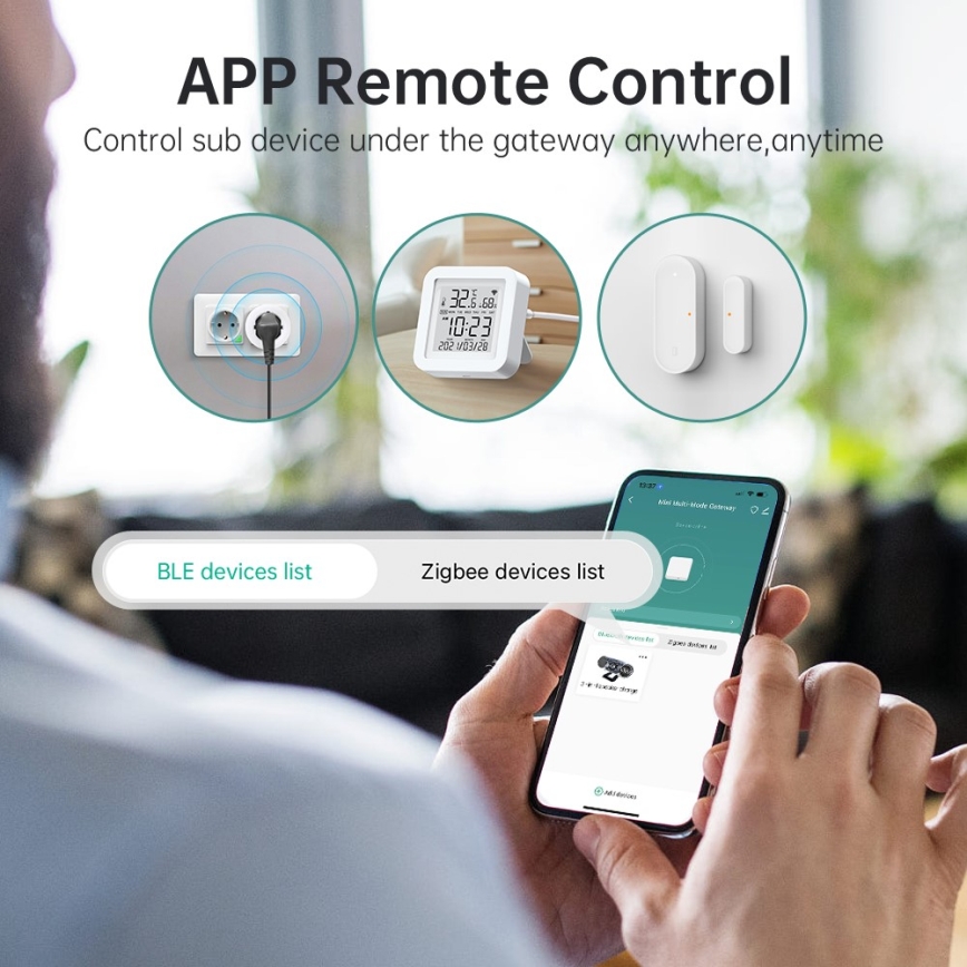 Immax NEO 07117-6 - MULTI BRIDGE PRO Smart-hub til Zigbee 3.0 og Wi‑Fi
