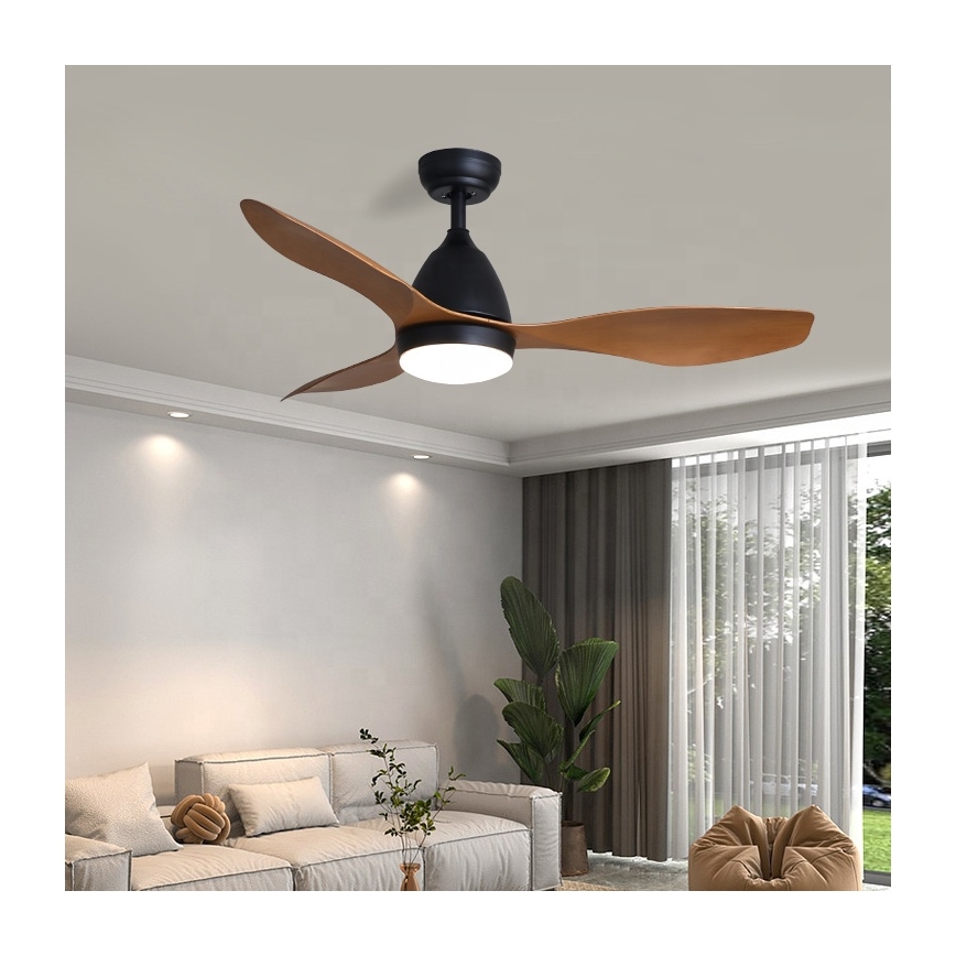 Immax NEO 07141-B - LED loftventilator NEO LITE FRESCO LED/18W/230V Tuya Wi-Fi sort/brown+ fjernbetjening