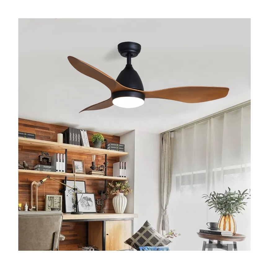 Immax NEO 07141-B - LED loftventilator NEO LITE FRESCO LED/18W/230V Tuya Wi-Fi sort/brown+ fjernbetjening