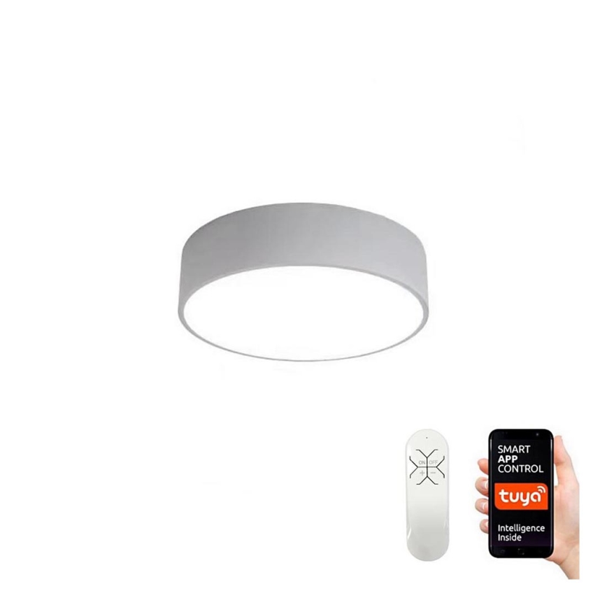 Immax NEO 07143-GR40 - LED loftlampe dæmpbar RONDATE LED/25W/230V Tuya grå + fjernbetjening