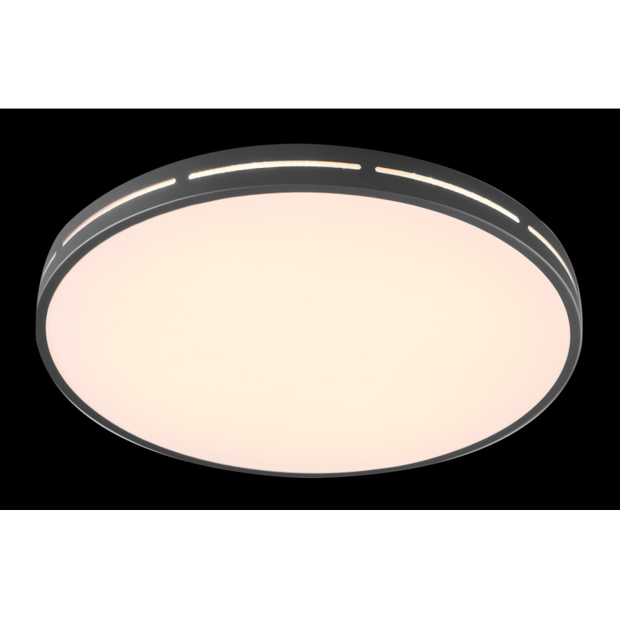 Immax NEO 07145-B42 - LED loftlampe dæmpbar NEO LITE VISTAS LED/24W/230V Tuya Wi-Fi sort + fjernbetjening