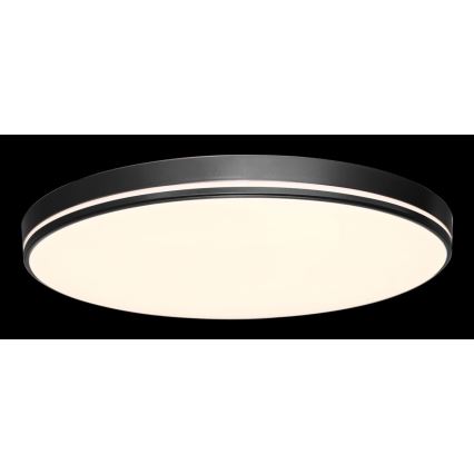 Immax NEO 07148-B40 - LED loftlampe dæmpbar NEO LITE AREAS LED/24W/230V Tuya Wi-Fi sort + fjernbetjening