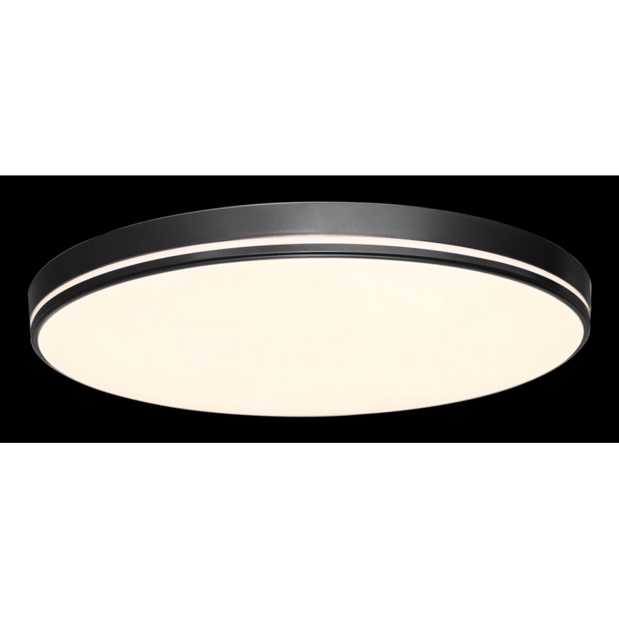 Immax NEO 07148-B40 - LED loftlampe dæmpbar NEO LITE AREAS LED/24W/230V Tuya Wi-Fi sort + fjernbetjening