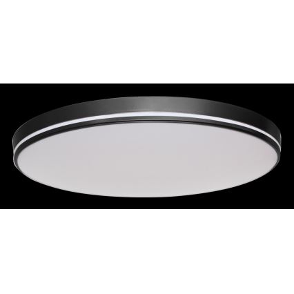 Immax NEO 07148-B40 - LED loftlampe dæmpbar NEO LITE AREAS LED/24W/230V Tuya Wi-Fi sort + fjernbetjening