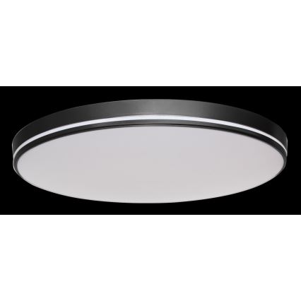 Immax NEO 07148-B51 - LED loftlampe dæmpbar NEO LITE AREAS LED/48W/230V Tuya Wi-Fi sort + fjernbetjening