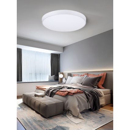 Immax NEO 07149-W40 - LED loftlampe dæmpbar NEO LITE AREAS LED/24W/230V Tuya Wi-Fi hvid + fjernbetjening