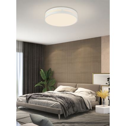 Immax NEO 07153-W30 - LED loftlampe dæmpbar NEO LITE PERFECTO LED/24W/230V Wi-Fi Tuya hvid + fjernbetjening