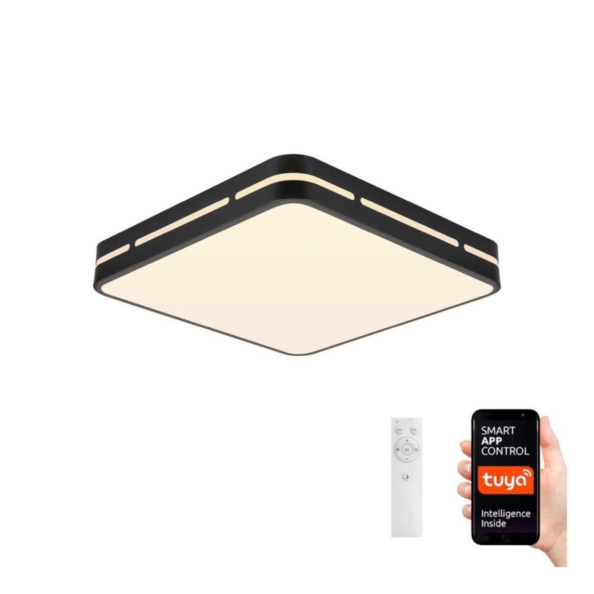 Immax NEO 07154-B42 - LED loftlampe dæmpbar NEO LITE PERFECTO LED/48W/230V Wi-Fi Tuya sort + fjernbetjening