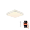 Immax NEO 07155-W30 - LED loftlampe dæmpbar NEO LITE PERFECTO LED/24W/230V Wi-Fi Tuya hvid + fjernbetjening