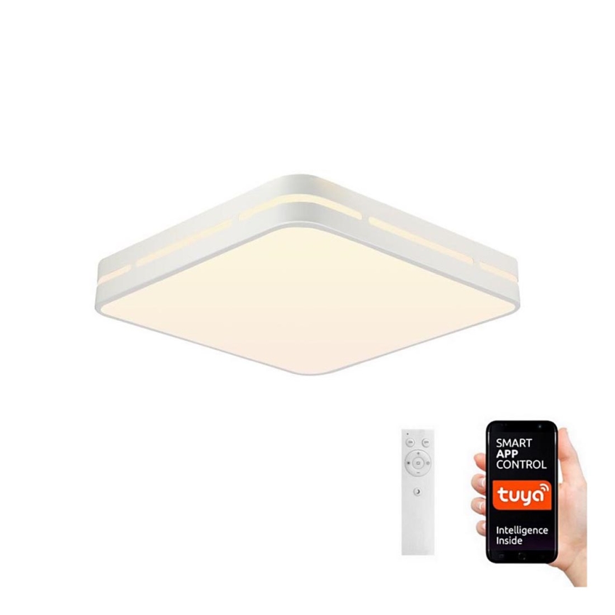 Immax NEO 07155-W42 - LED loftlampe dæmpbar NEO LITE PERFECTO LED/48W/230V Wi-Fi Tuya hvid + fjernbetjening