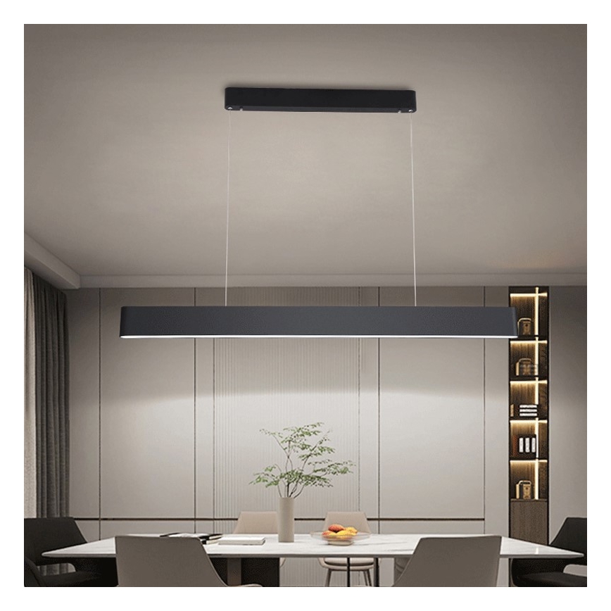 Immax NEO 07157-B120X - LED RGB+CCT Pendel dæmpbar MILANO LED/40W/230V Tuya sort