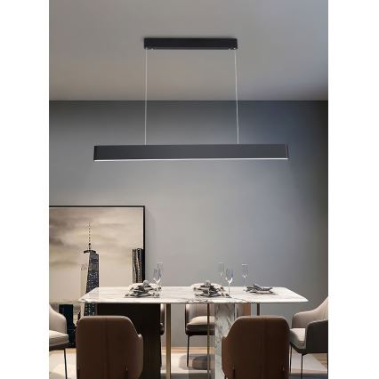 Immax NEO 07157-B120X - LED RGB+CCT Pendel dæmpbar MILANO LED/40W/230V Tuya sort