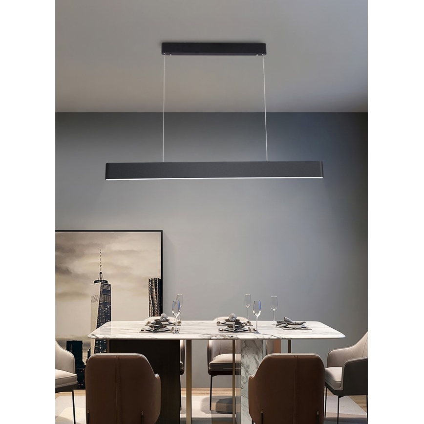 Immax NEO 07157-B120X - LED RGB+CCT Pendel dæmpbar MILANO LED/40W/230V Tuya sort