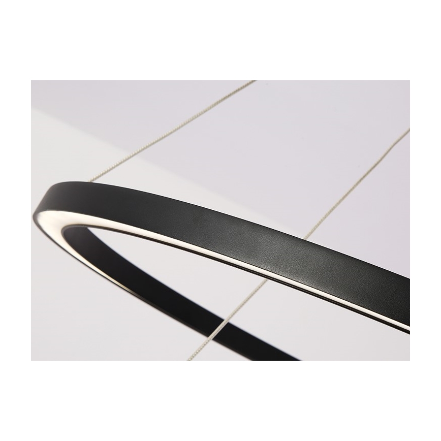 Immax NEO 07158-B80-60 - LED pendel dæmpbar FINO LED/93W/230V Tuya sort + fjernbetjening