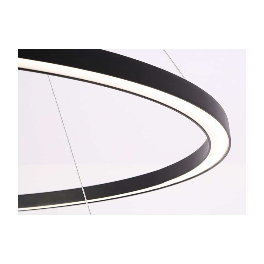 Immax NEO 07158-B80-60 - LED pendel dæmpbar FINO LED/93W/230V Tuya sort + fjernbetjening