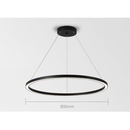 Immax NEO 07158-B80 - LED pendel dæmpbar FINO LED/60W/230V Tuya sort + fjernbetjening