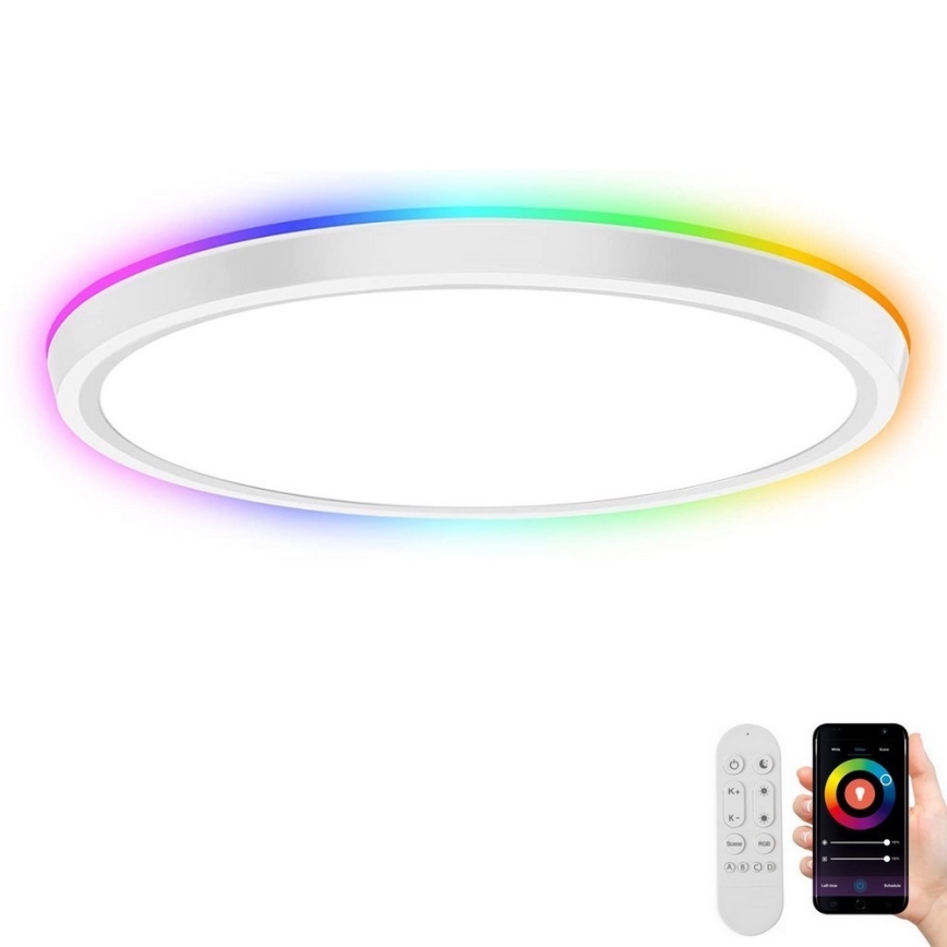 Immax NEO 07164-40 - LED loftlampe RGB+CCT dæmpbar NEO LITE TUDO LED/50W/230V Wi-Fi Tuya + fjernbetjening