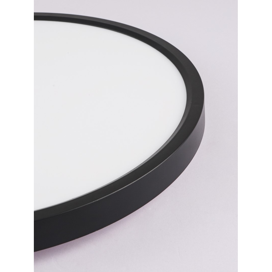 Immax NEO 07166-B40 - LED loftlampe RGB+CCT dæmpbar NEO LITE TUDO LED/50W/230V Wi-Fi Tuya sort + fjernbetjening