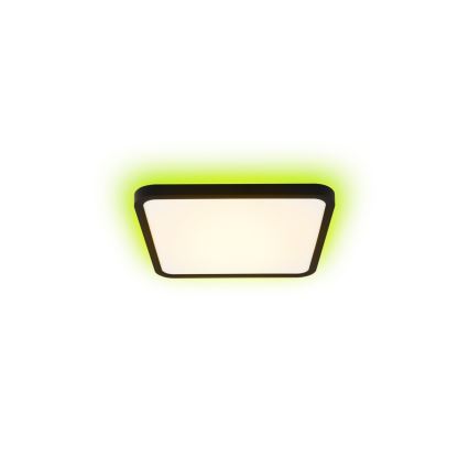 Immax NEO 07167-B40 - LED loftlampe dæmpbar RGB+CCT NEO LITE TUDO LED/50W/230V Wi-Fi Tuya sort + fjernbetjening