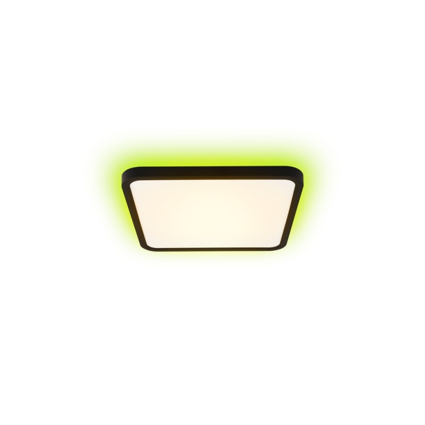Immax NEO 07167-B40 - LED loftlampe dæmpbar RGB+CCT NEO LITE TUDO LED/50W/230V Wi-Fi Tuya sort + fjernbetjening