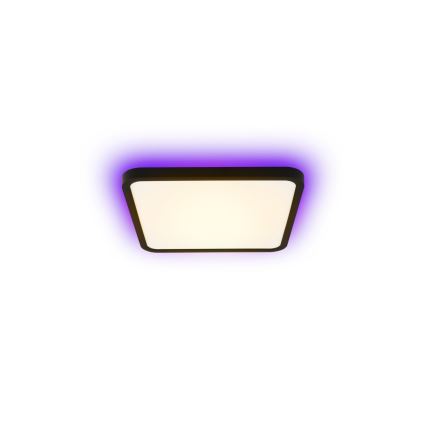 Immax NEO 07167-B40 - LED loftlampe dæmpbar RGB+CCT NEO LITE TUDO LED/50W/230V Wi-Fi Tuya sort + fjernbetjening