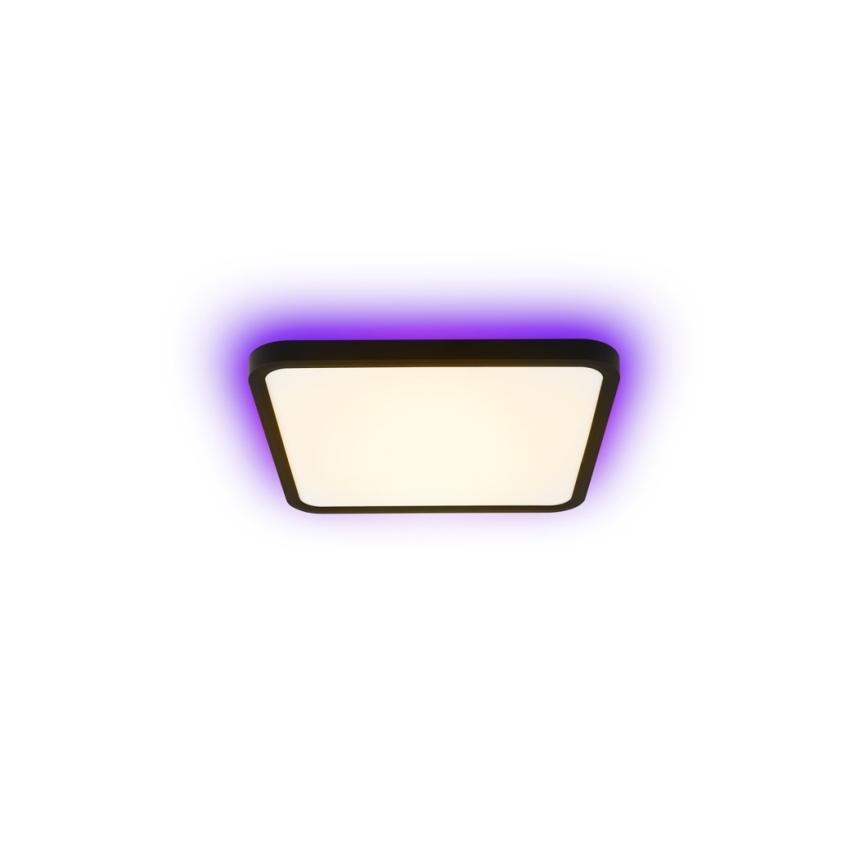 Immax NEO 07167-B40 - LED loftlampe dæmpbar RGB+CCT NEO LITE TUDO LED/50W/230V Wi-Fi Tuya sort + fjernbetjening